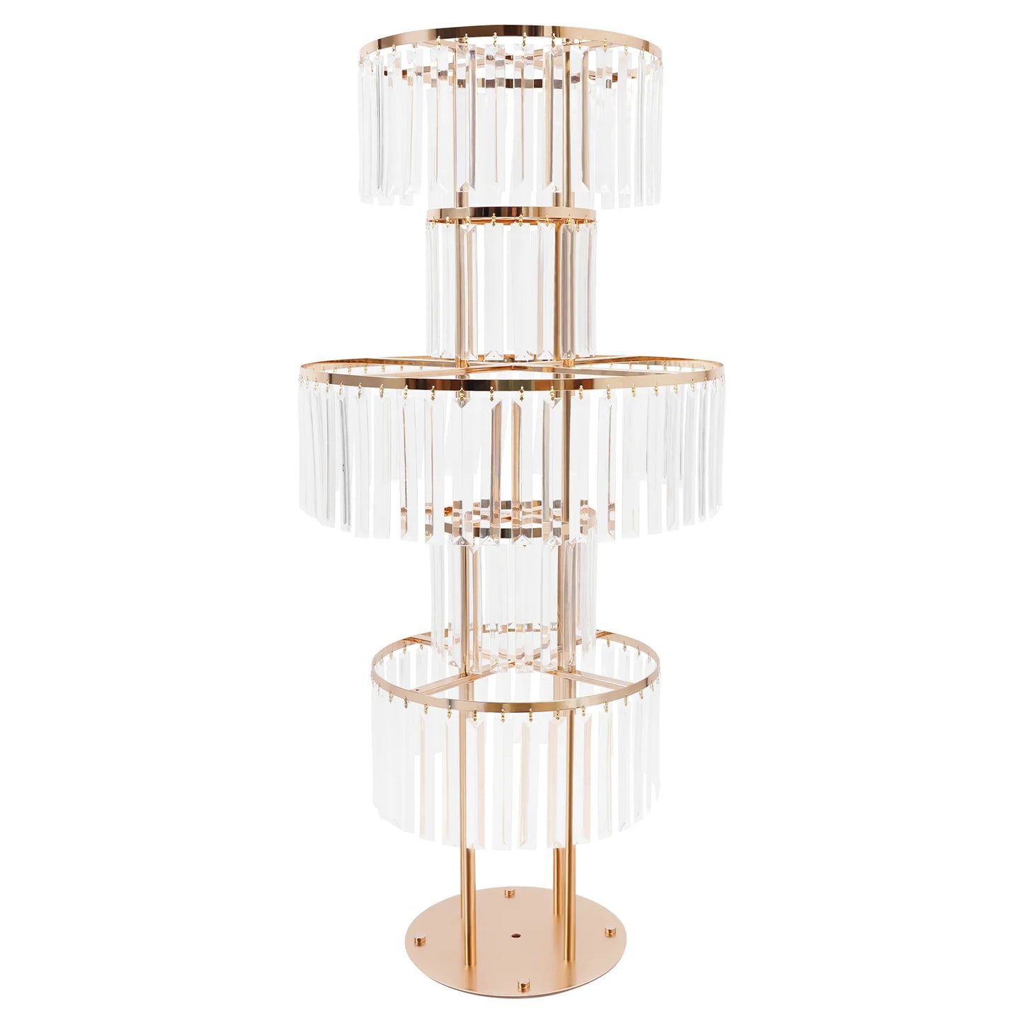 Five-Tier Wedding Centerpiece Stand Acrylic Flower Vase