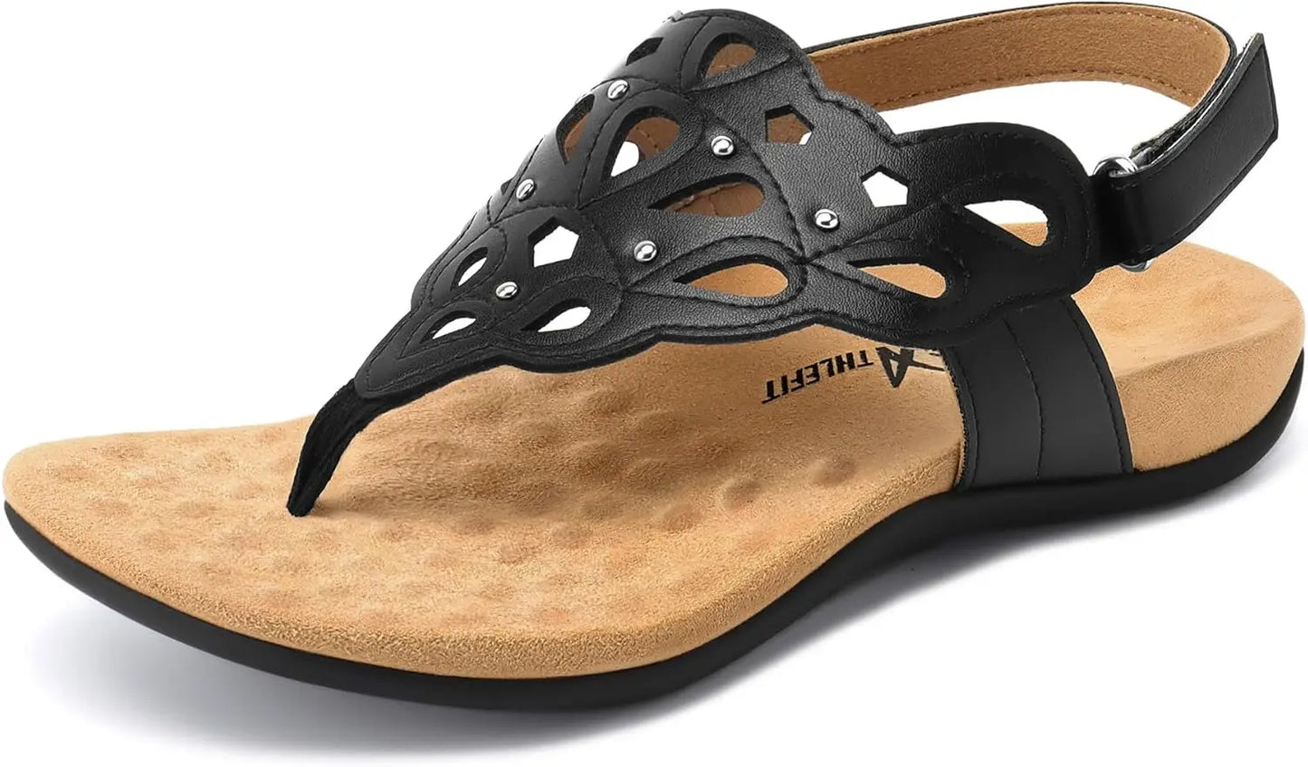 Orthopedic Women's Adjustable Orthotic Sandals With Arch Support