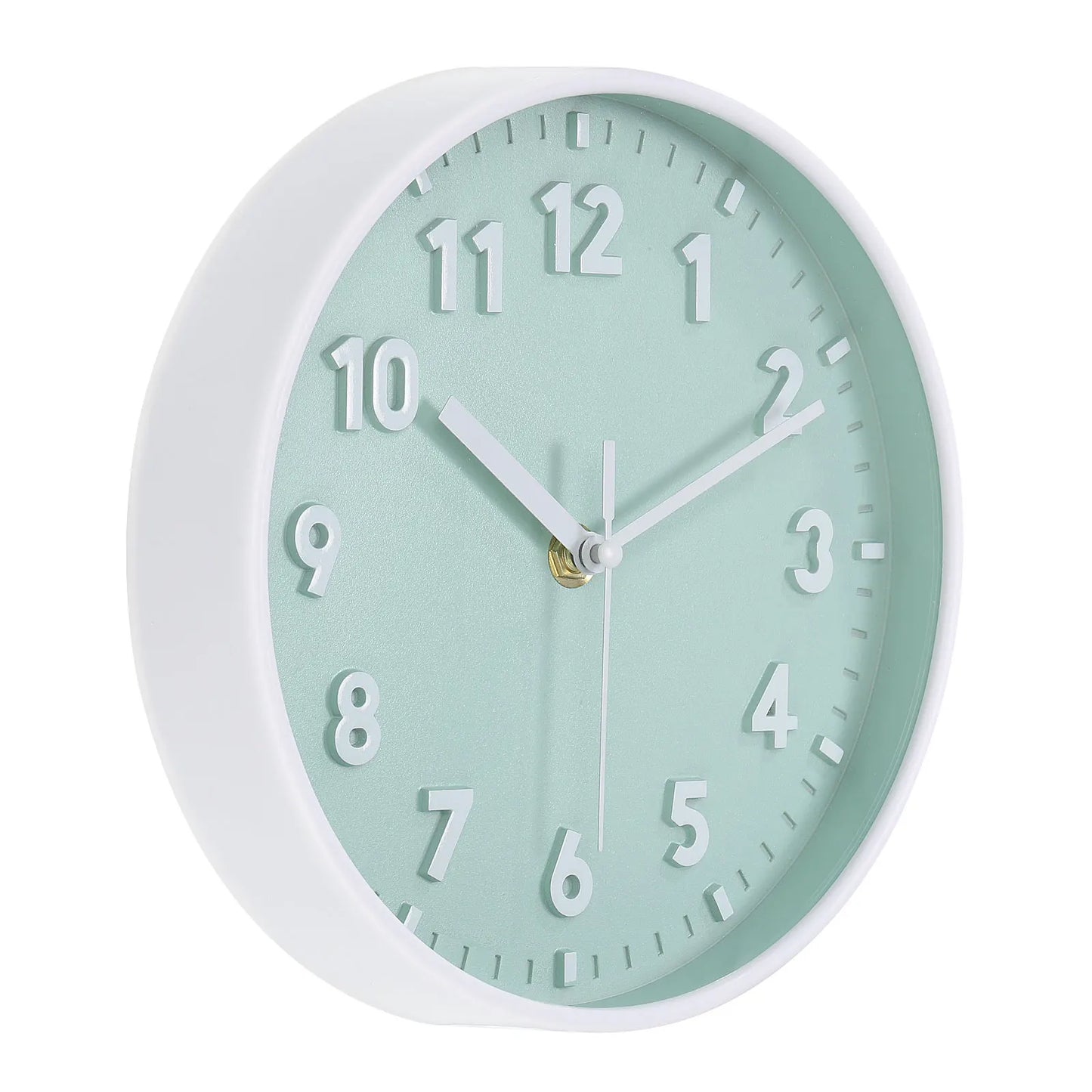 UXCELL Silent 3D Number Wall Clock Modern Battery Operated