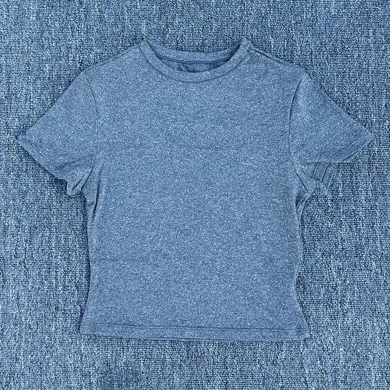 SDFHSFH Womens Quick Dry Yoga Tee Short Sleeve Active Fit