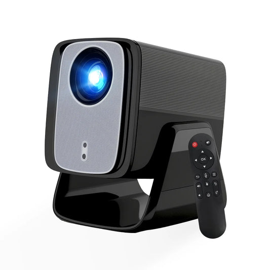 X5AR 8K Support Projector Native 1080P, Android 14 5G WiFi 6 BT5.4, Smart Auto Keystone Portable for Home Theater & Camping