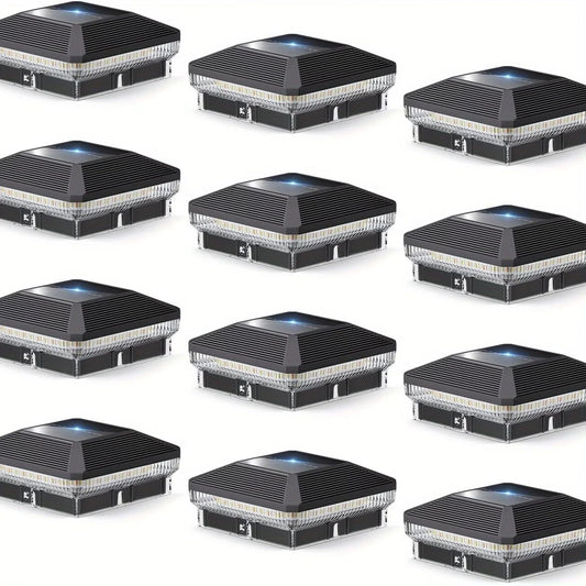 Solar Post Lights Outdoor 40 LEDs 30 Lumens For Fences