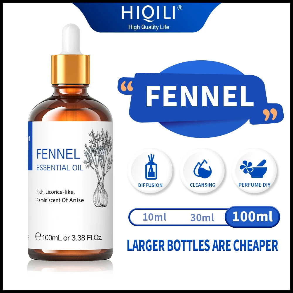 HIQILI Pure Essential Oils Set Neroli Vanilla Peppermint Rosemary