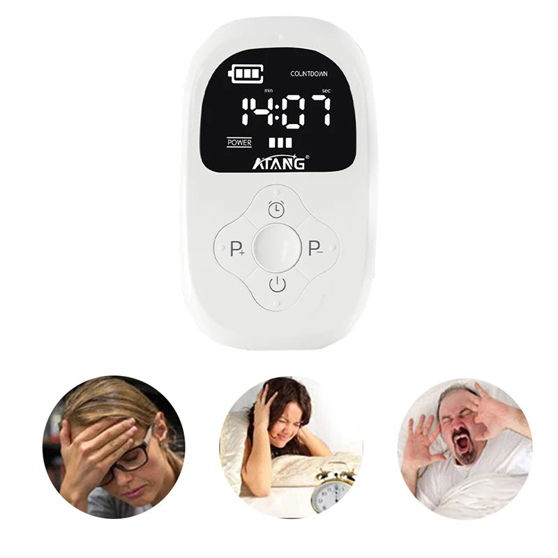 Sleep Aid CES cranial electrotherapy stimulation technology Alpha Stim insomnia Sleeping device No Sleep Anxiety Depression