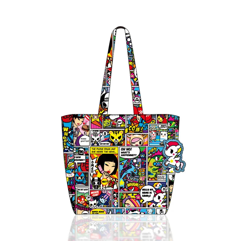 Tokidoki Official Licensed Shoulder Bag For Women With Unicorno Keychain