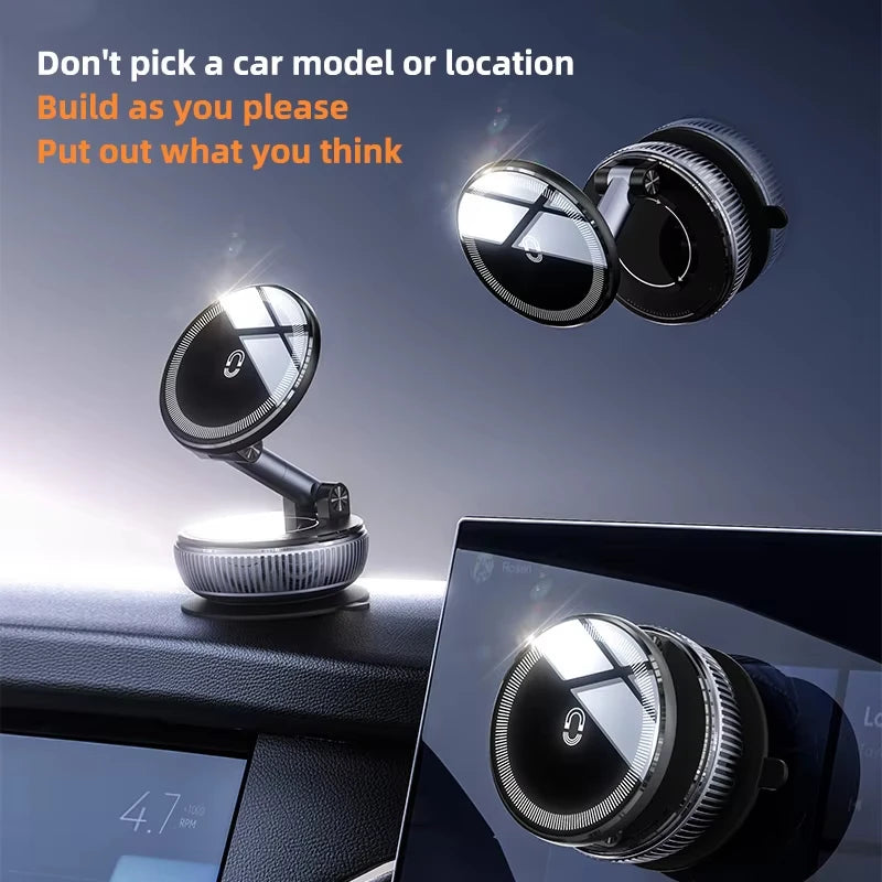 Vacuum Magnetic Phone Holder Stand With MagSafe Suction Mount