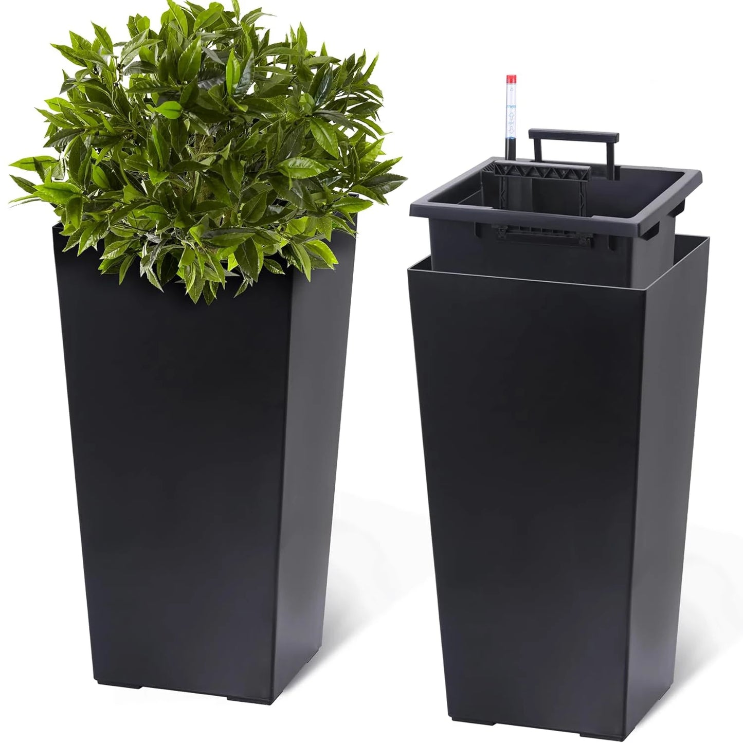 HobbyLane Planter With Shelf Insert For Indoor Outdoor