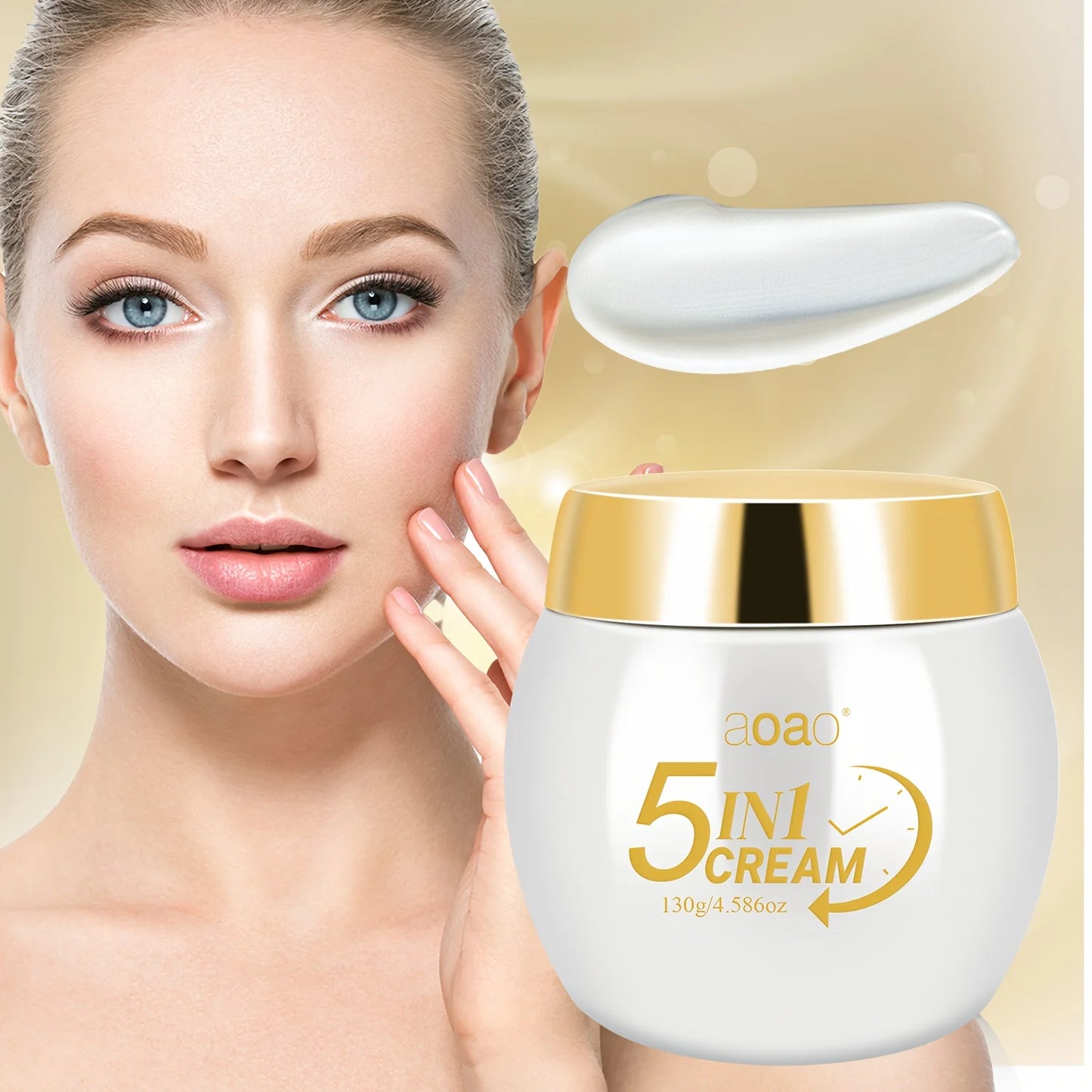5-in-1 Moisturizing Cream with Collagen, Centella Asiatica Extract & Niacinamide – Firms, Smooths & Brightens Skin make the skin appear lighter, brighter, or more radiant