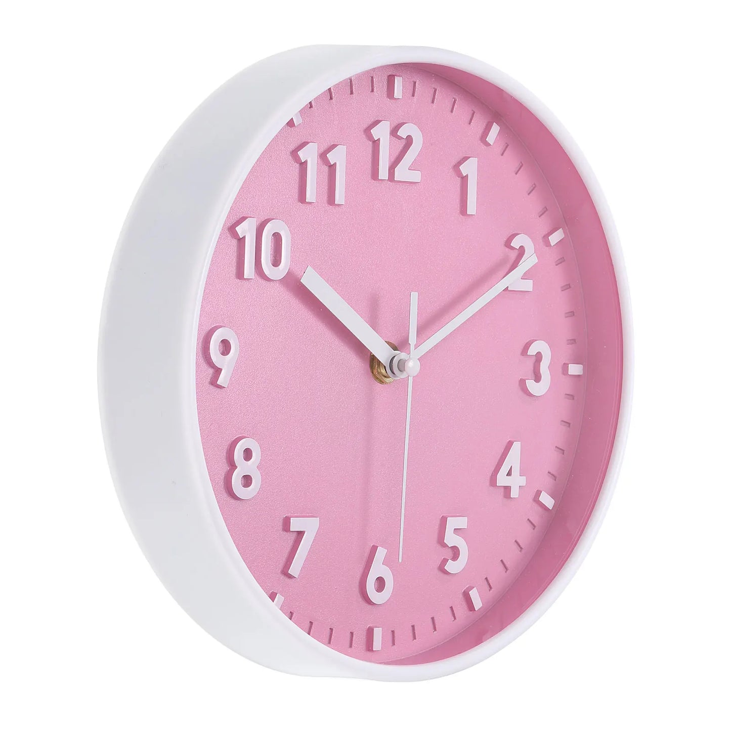 UXCELL Silent 3D Number Wall Clock Modern Battery Operated
