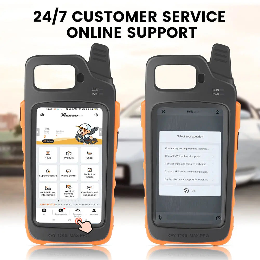 Xhorse VVDI Key Tool Max PRO Combines Key Tool Max and Mini OBD Tool Functions Adds Voltage and Leakage Current Functions - Louie's Joint 