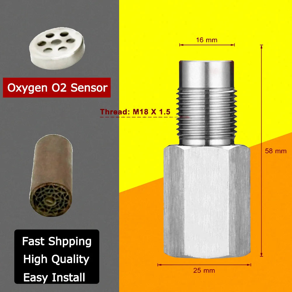 Oxygen Sensor Spacer Adapter For Check Engine Light CEL Eliminator