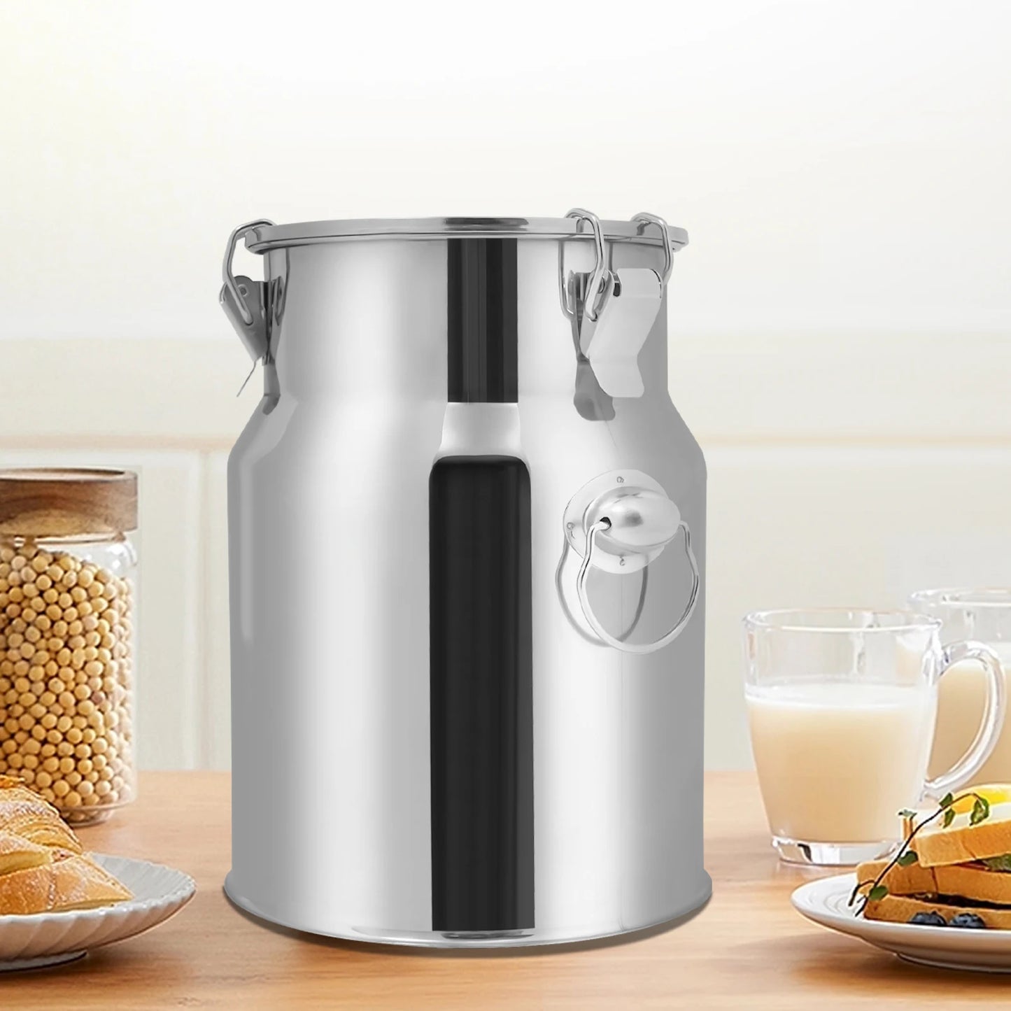 Stainless Steel Airtight Food Storage Container 201 Grade