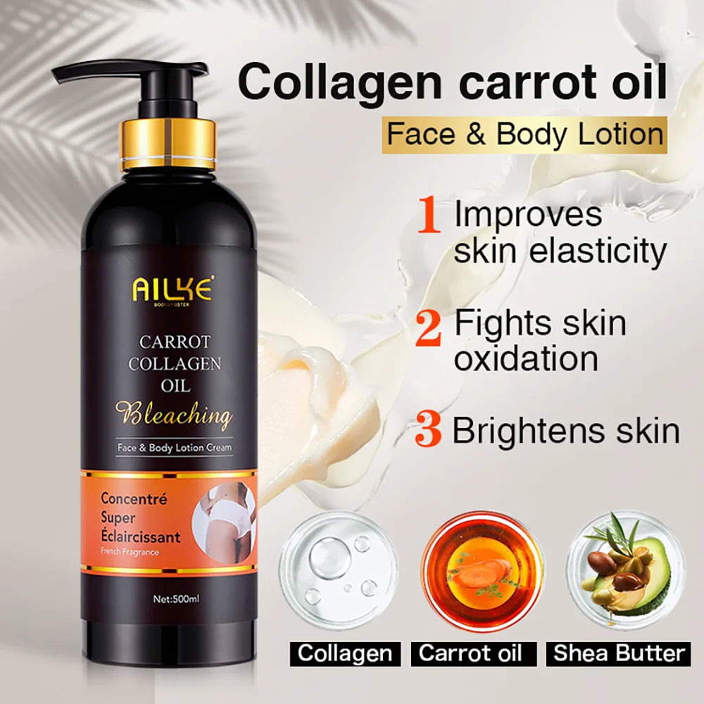 AILKE Skin Whitening Face Serum, Reduce Spots, Moisturizing, Even Skin Tone, With Organic Collagen, Skin Lightening Body Serum - Louie's Joint 