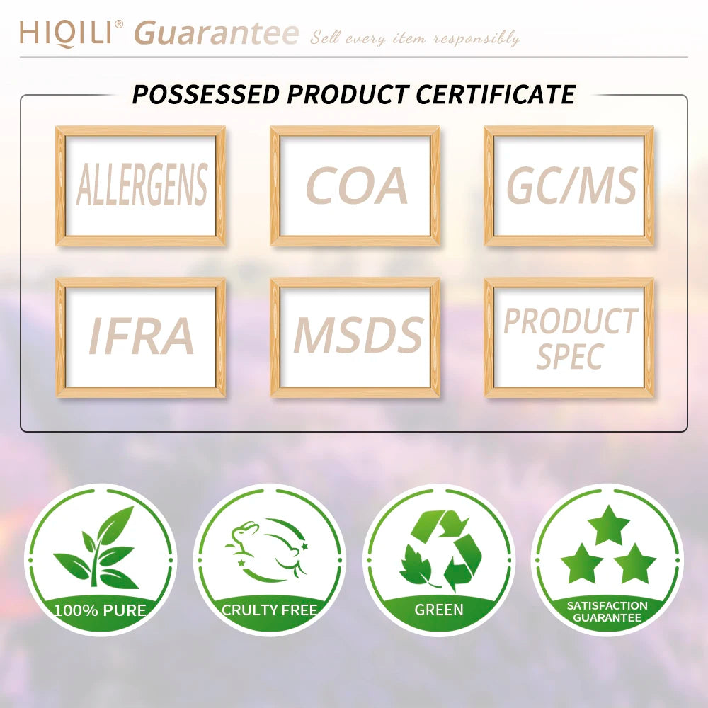 HIQILI Fragrance Oils Set-Nature Theme | TOP 6 Gift Set Use For Aromatherapy,Diffuser,Humidifier,Candles | Car,Home,Hotel,Trave - Louie's Joint 