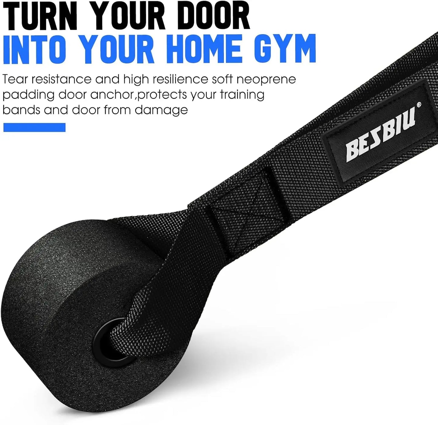 Heavy Resistance Bands Set for Home Gym Strength Training Kit