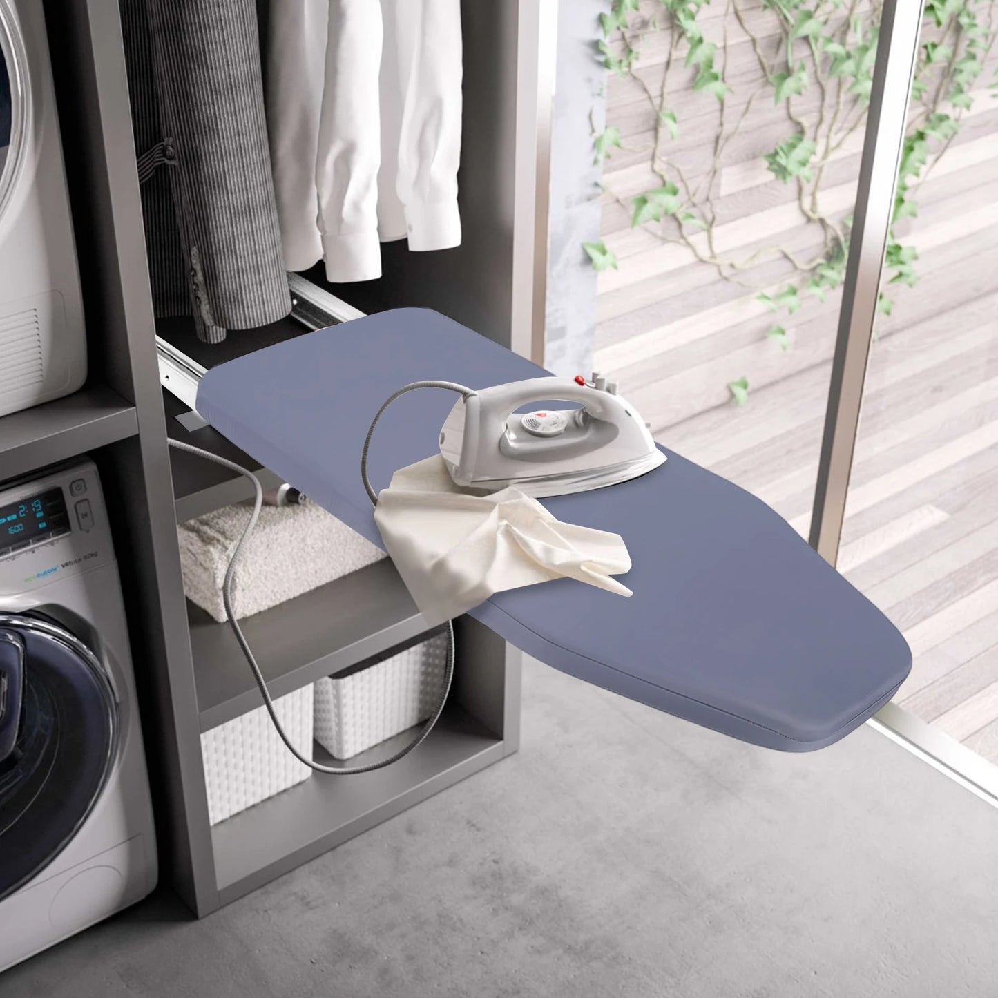 Retractable Ironing Board For Cabinet With Pull Out