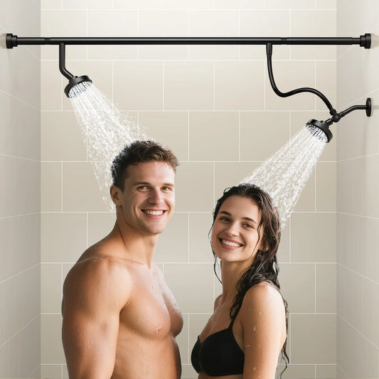 Tandem Shower Head For Couples Dual Shower Head System