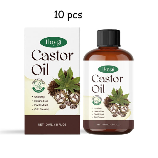 Hoygi Castor Oil Body Care Oil Nourishing Skin and Scalp Moisturizing Massage Hair and Body Improve Skin Texture Body Care Oil