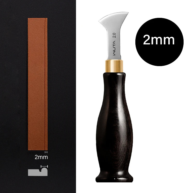 WUTA 1PC High Quality Professional Leather Edge Creaser Beveler Removal diy Heat Creasers Edge Decorate Line Leather Craft Tools