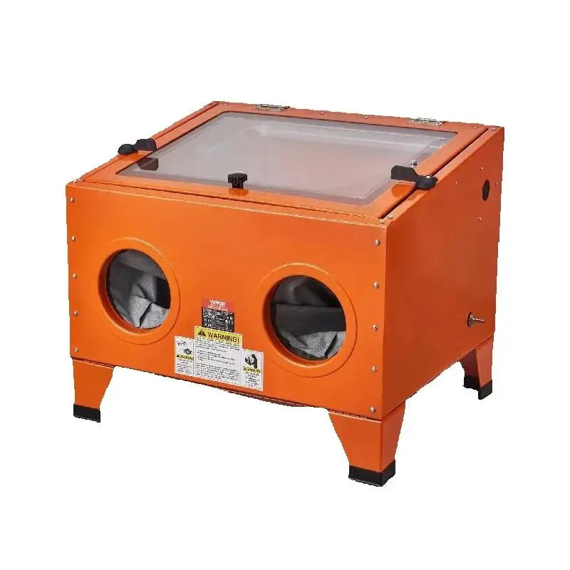 SucceBuy 25/40/60 Gallon Sandblasting Cabinet Portable Benchtop Sand Blaster with Blasting Gun Nozzles for Stain Rust Removal - Louie's Joint 