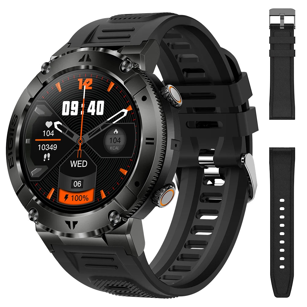 LaNikar Smartwatch Men TFT Display Bluetooth Call Blood Pressure Fitness
