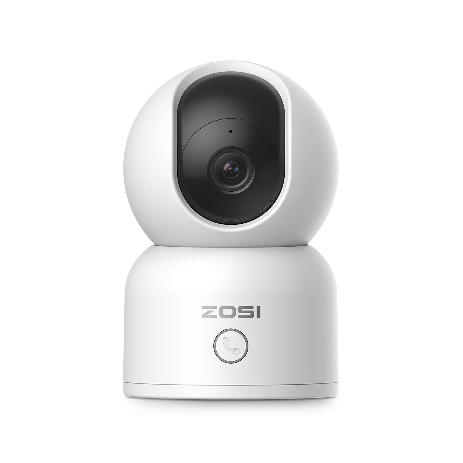 ZOSI 360° Smart Home Security Camera PTZ Auto Tracking Baby Monitor AI Panoramic HD Night Vision Indoor WiFi Surveillance Camera - Louie's Joint 