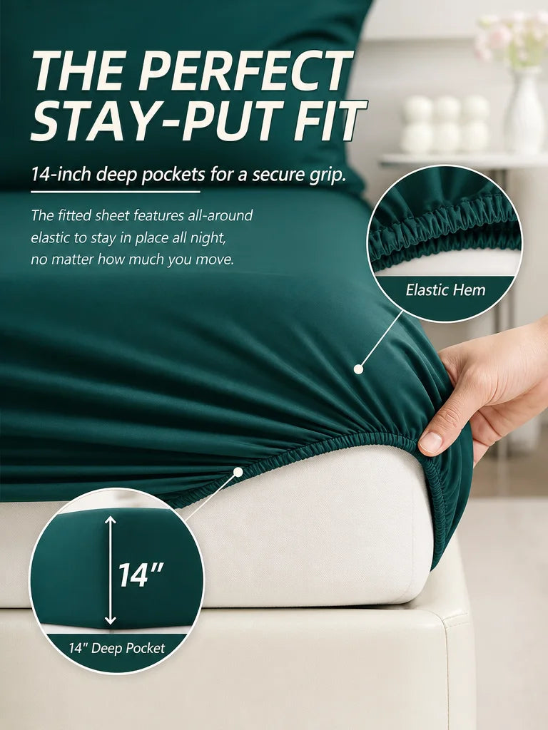 5pcs/7pcs Twin Full Queen King Bedding Sets Home Decor Comforter Flat Sheet Fitted Sheet Pillowcases Sleeping Sets - Louie's Joint 