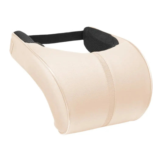 Adjustable Breathable Car Headrest Memory Cotton Car Cushion Leather Neck Pillow Car Waist Pad Automotive Decorative Products - Louie's Joint 