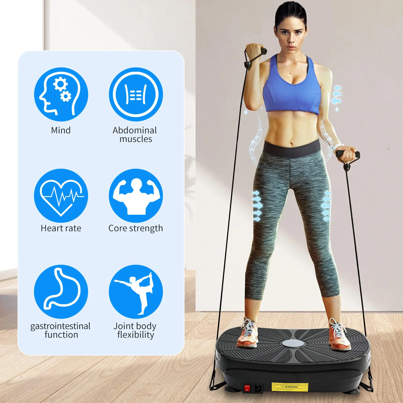 Vibration Plate Exercise Machine For Whole Body Workout At Home