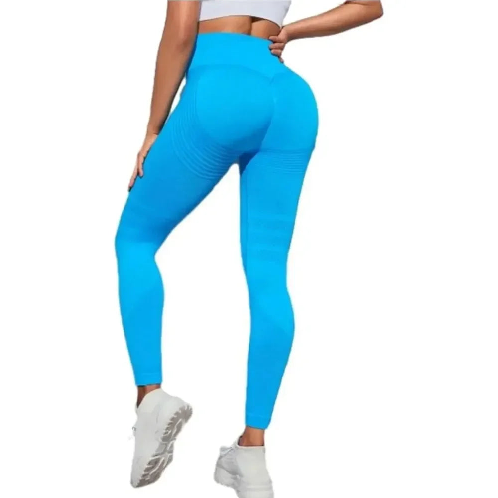 Anti Cellulite 3D Leggings High Waisted For Gym Workouts
