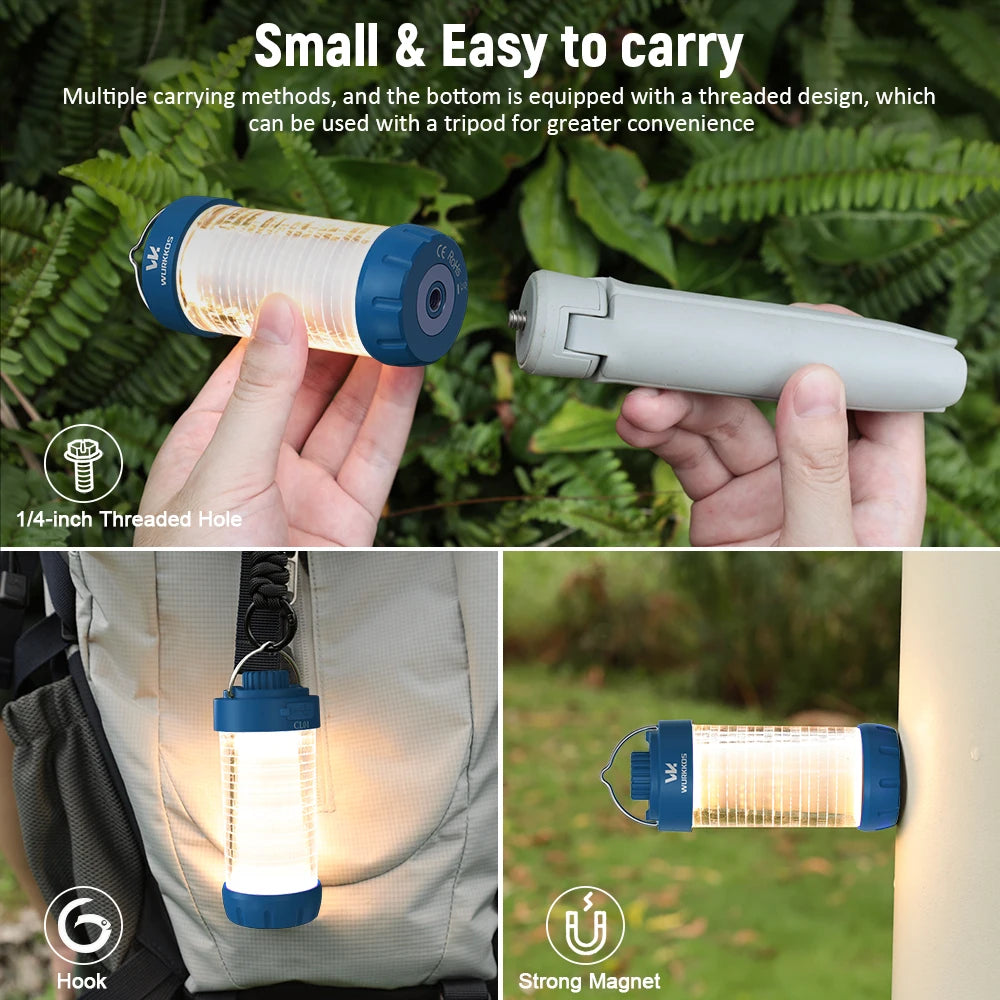 Wurkkos CL01 RGB 360-Degree Flashlight 550 Lumens Power Bank