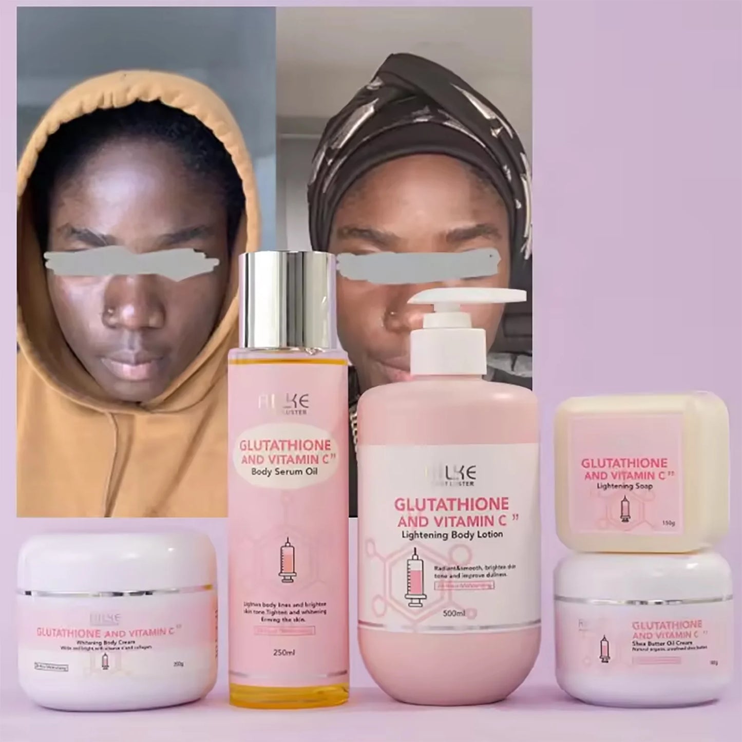 AILKE Whitening Facial Lotion With Vitamin C And Glutathione