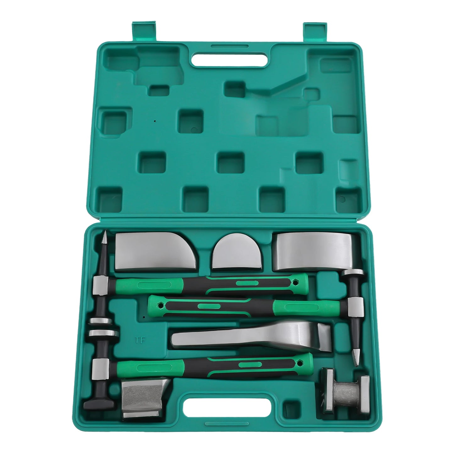 Car Dent Repair Tool Kit 9 Piece Set With Steel Sheet Metal Hammers