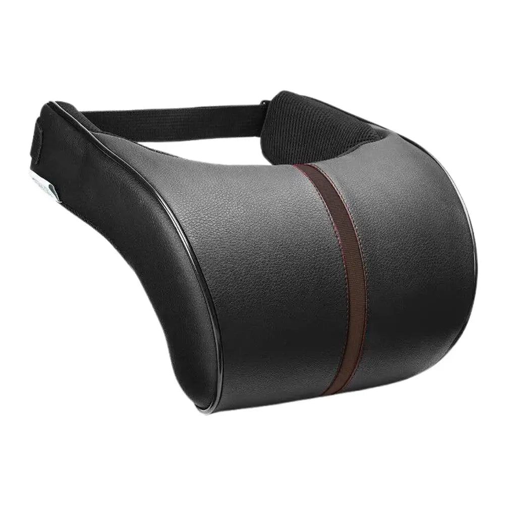 Adjustable Breathable Car Headrest Memory Cotton Car Cushion Leather Neck Pillow Car Waist Pad Automotive Decorative Products - Louie's Joint 