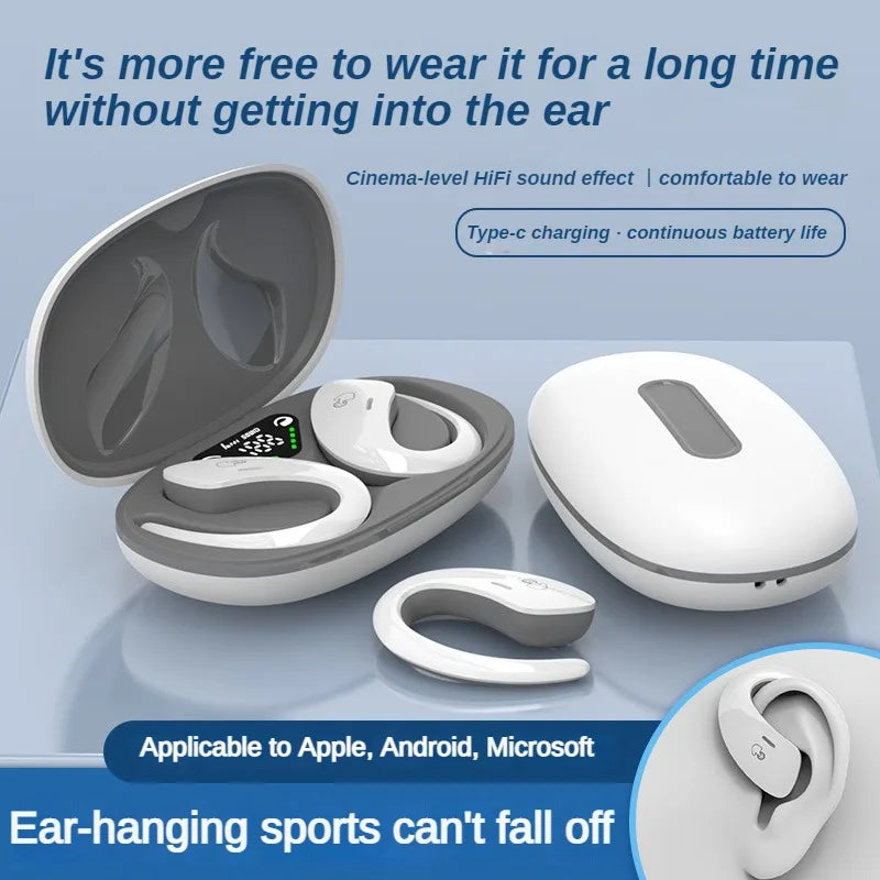 SHUKE Bone Conduction Sports Bluetooth Headset TWS IPX5 Waterproof Earbuds
