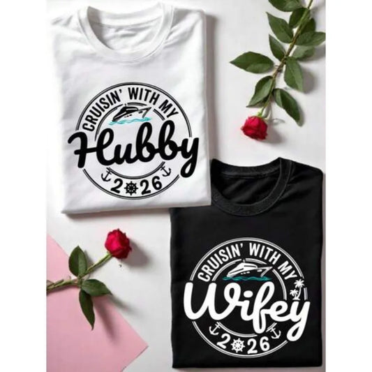 Wifey Cruise T Shirt For Newlywed Vacation Getaway