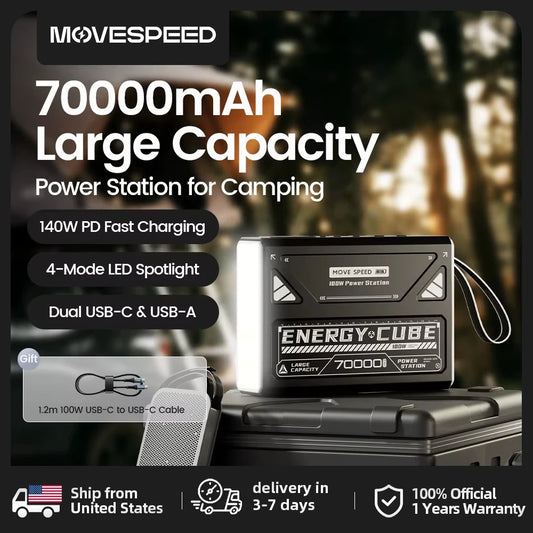 Camping Lantern 70000mAh Rechargeable LED Emergency Light For Outdoors - Louie's Joint 