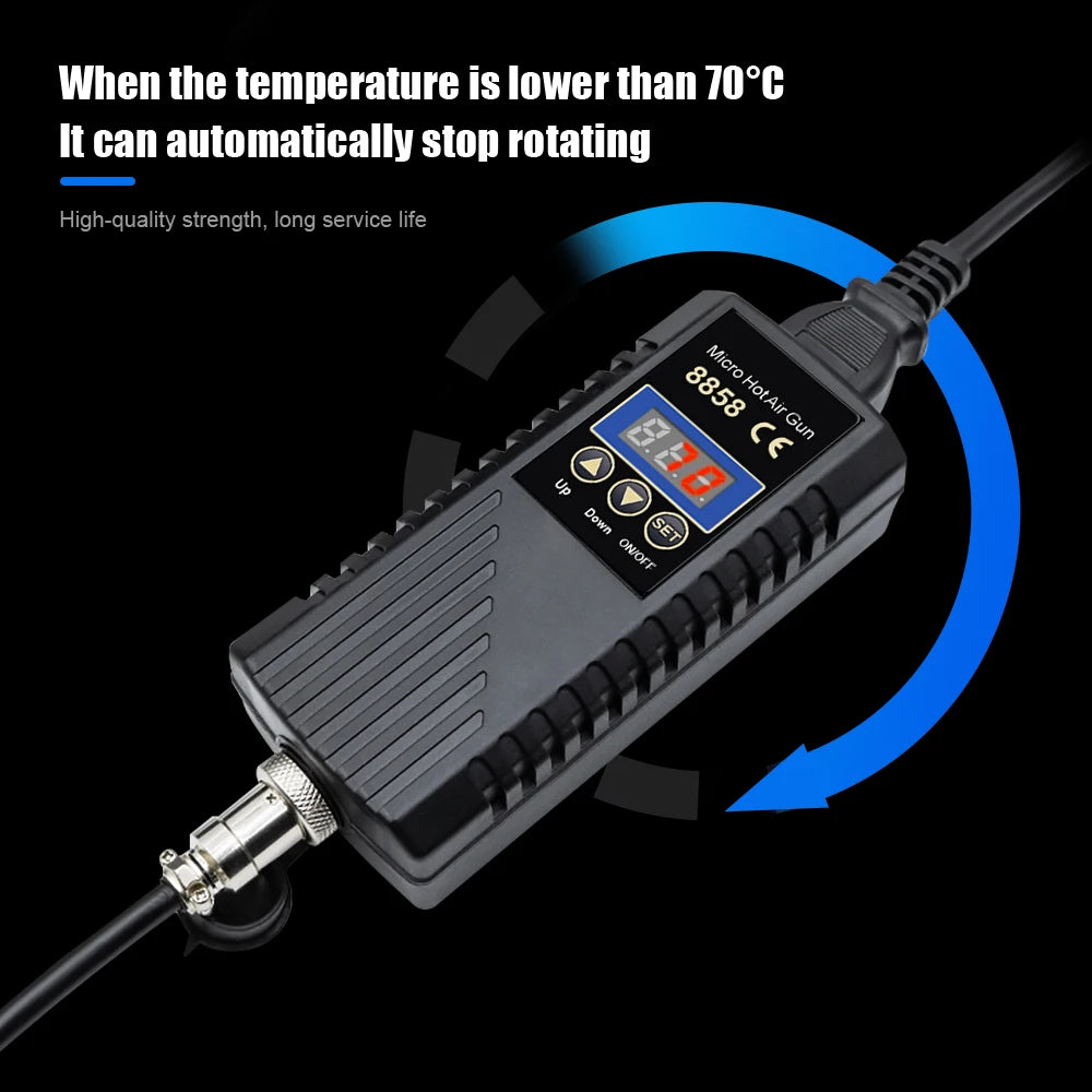 JCD 8858 Micro Hot Air Gun 750W Soldering Rework Station