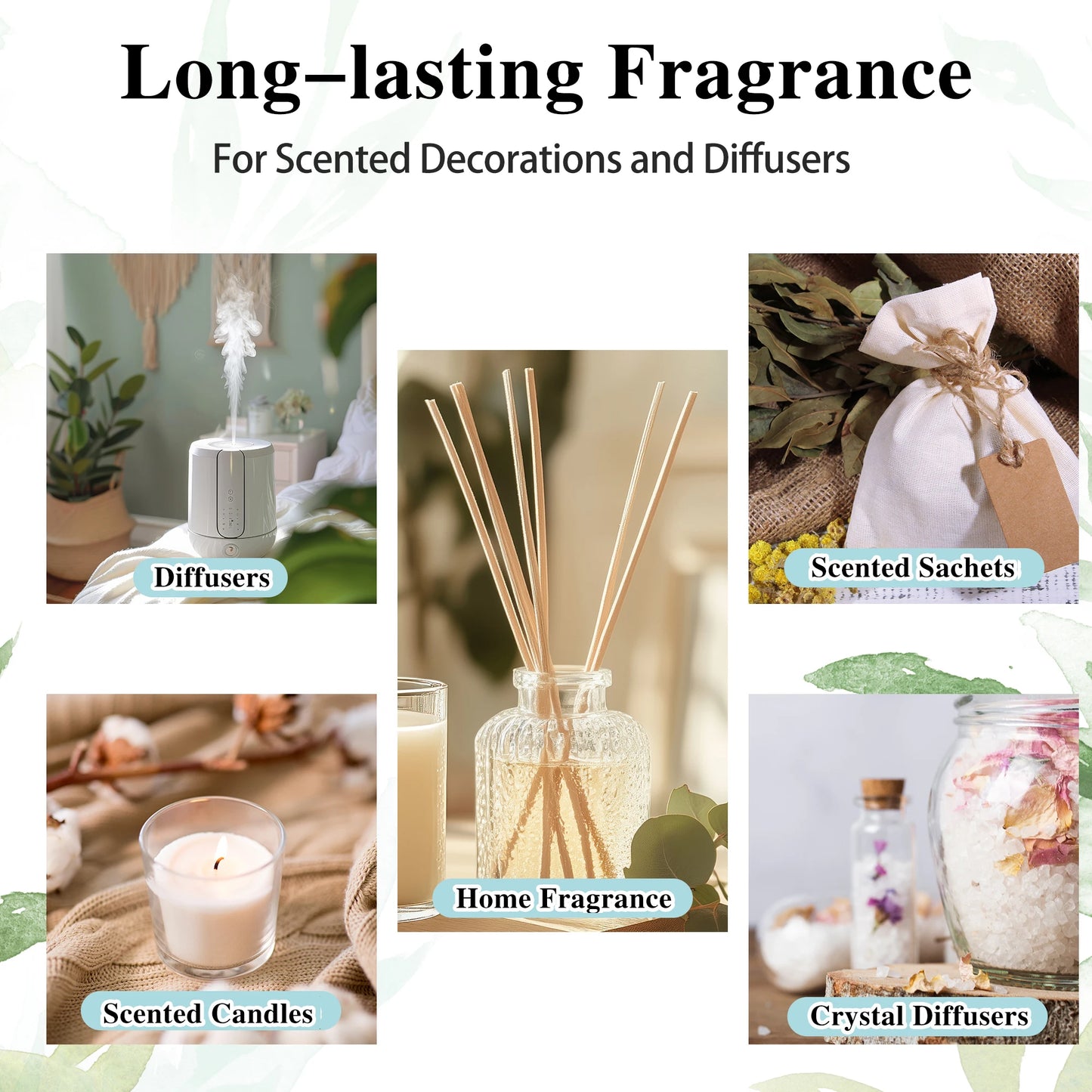 MAYJAM 100ml Fragrance Oil Coconut & Vanilla White Musk Sea Breeze Baby Powder Dragons Blood Sweet Tobacco Freesia for Aromatherapy Diffuser Humidifier Burner, Strawberry Watermelon Cherry Coconut Cranberry Fruit Essential Oi - Louie's Joint 