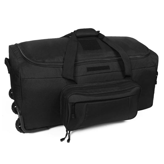 Q CN Tactical Duffel Bag Rolling Luggage for Heavy Duty Travel - Louie's Joint 
