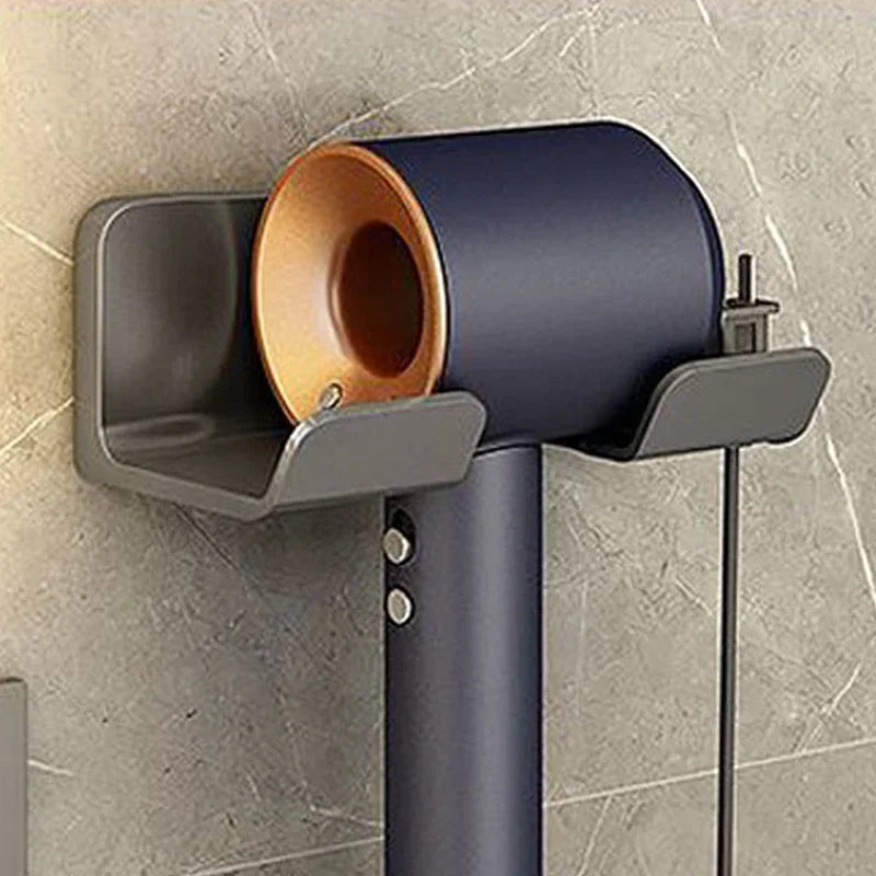 Hair Dryer Holder Wall Dryer Cradle Straightener Stand Hairdryer Organizer Box Toilet Blower Holder Shelf Bathroom Accessories - Louie's Joint 