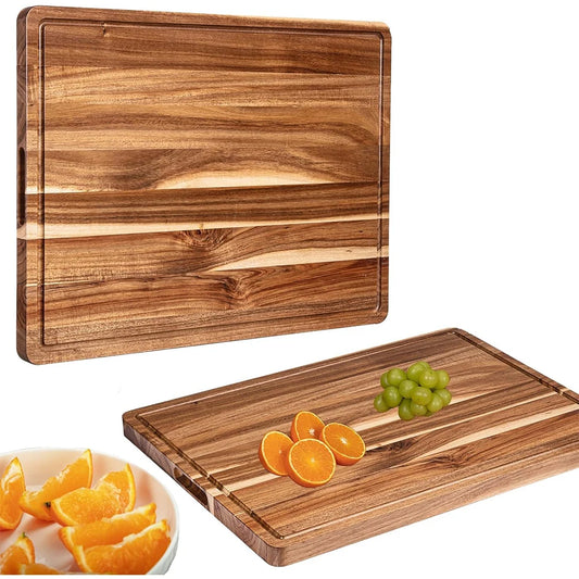 TWISTER.CK Reversible Charcuterie Cutting Board With Juice Groove