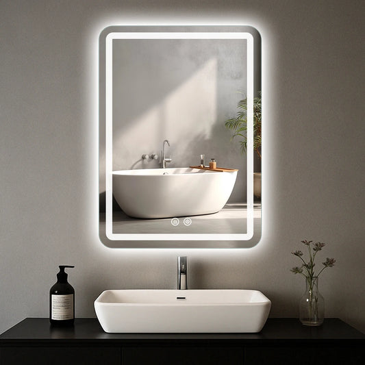 Mygiivovo LED Backlit Fogless Bathroom Vanity Mirror