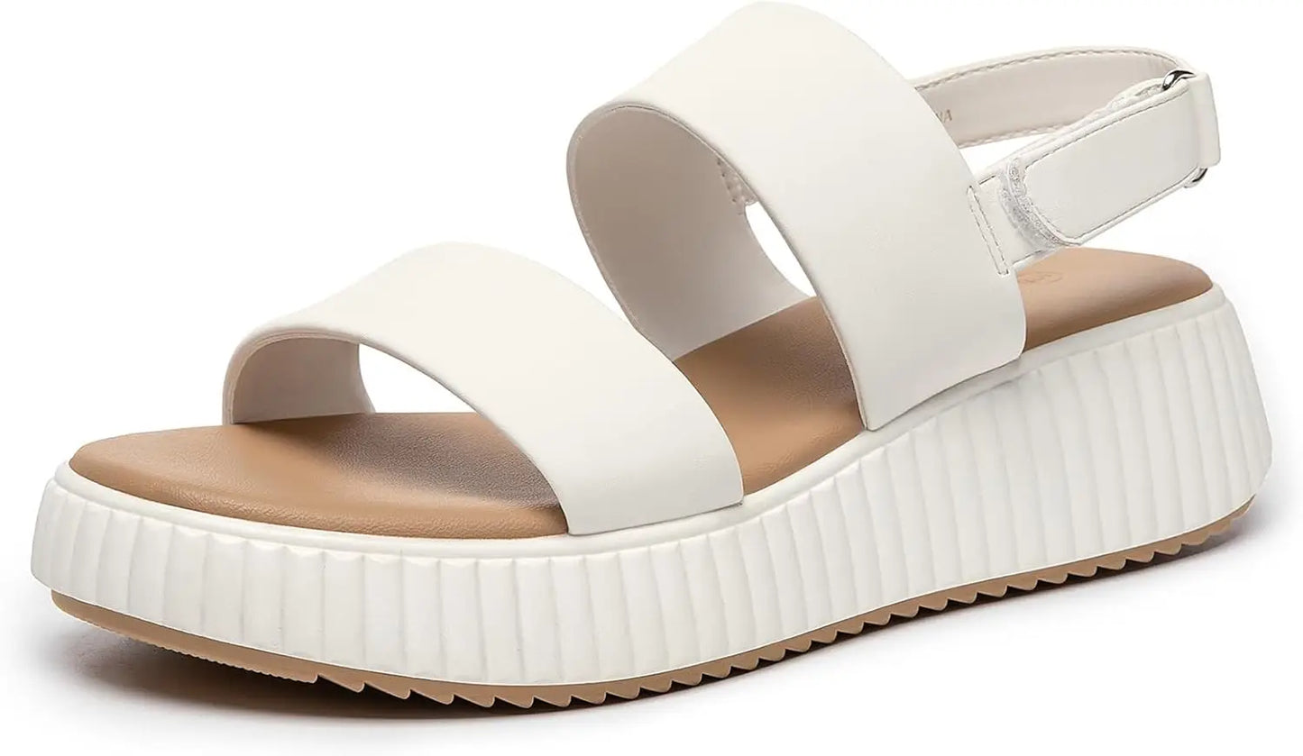 Women Platform Sandals Open Toe Ankle Strap Wedge Comfortable