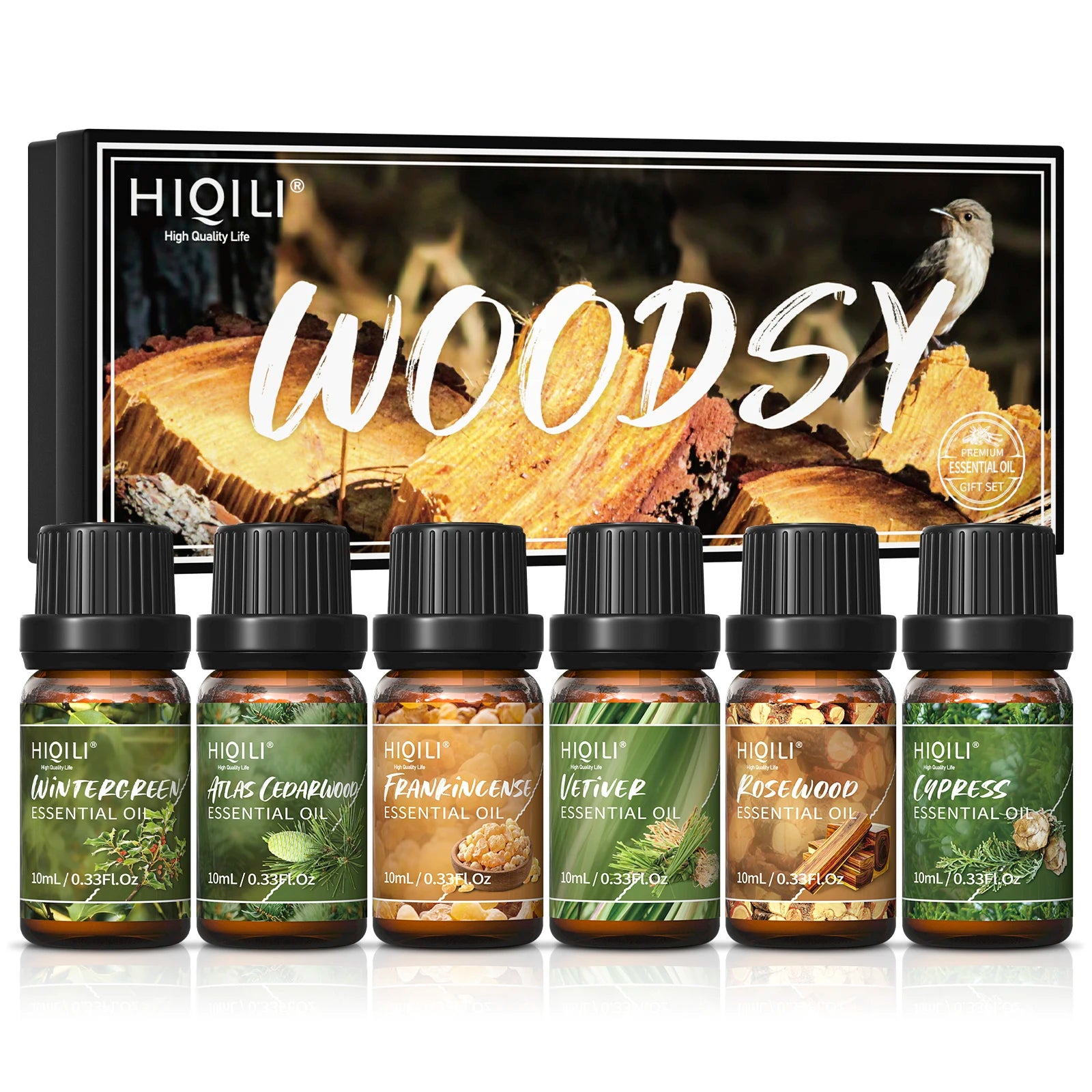 HIQILI Fragrance Oil Set, 6 PCS*10mL Pure Perfume Oil Set for Gift Aromatherapy Diffuser DIY Perfume Candle Soap Making - Louie's Joint 