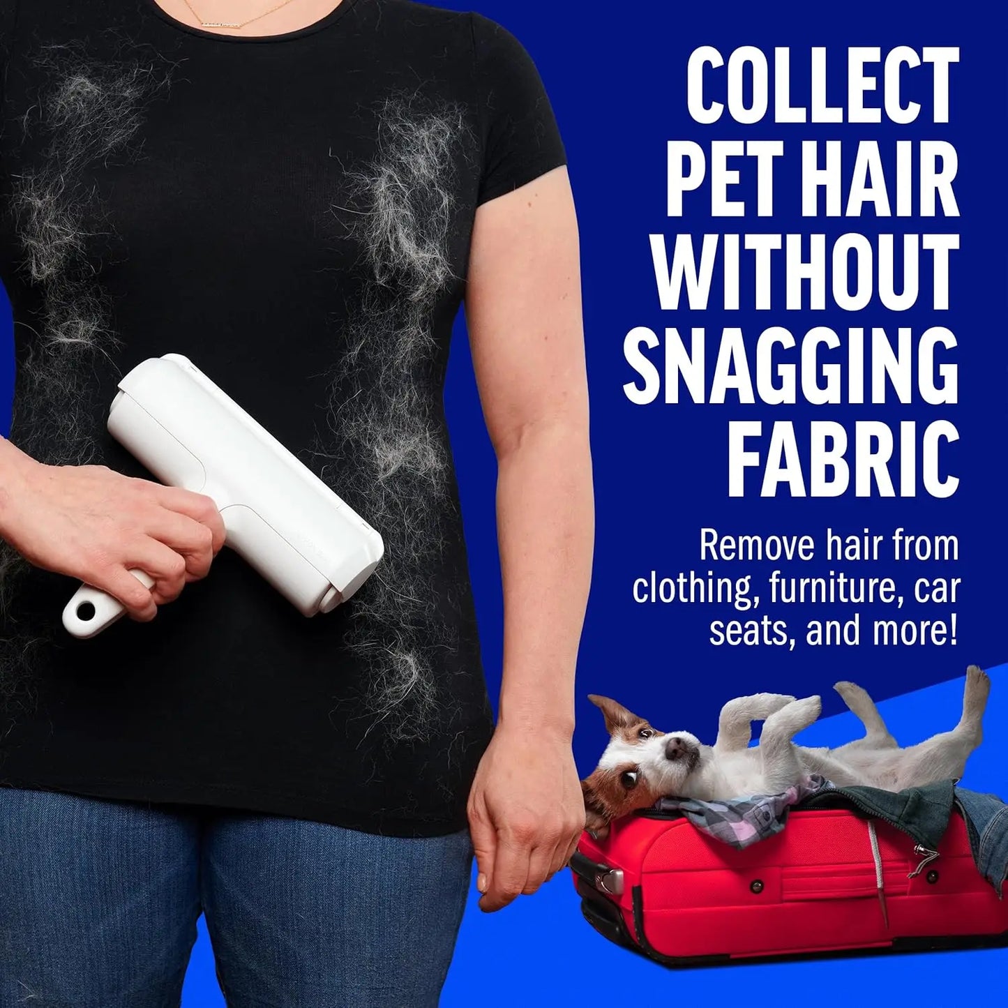 Reusable Pet Hair Remover Roller Eco Friendly Lint Roller For Furniture