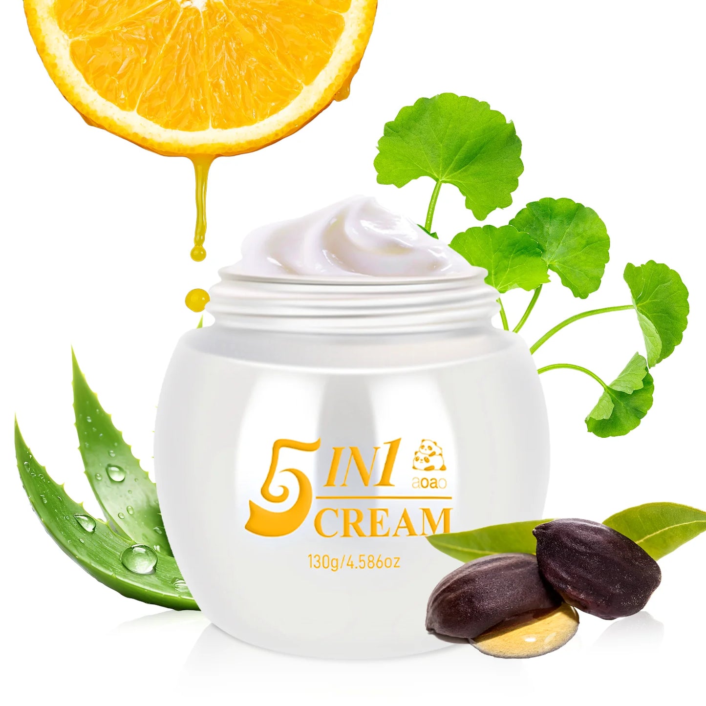 5-in-1 Moisturizing Cream with Collagen, Centella Asiatica Extract & Niacinamide – Firms, Smooths & Brightens Skin make the skin appear lighter, brighter, or more radiant