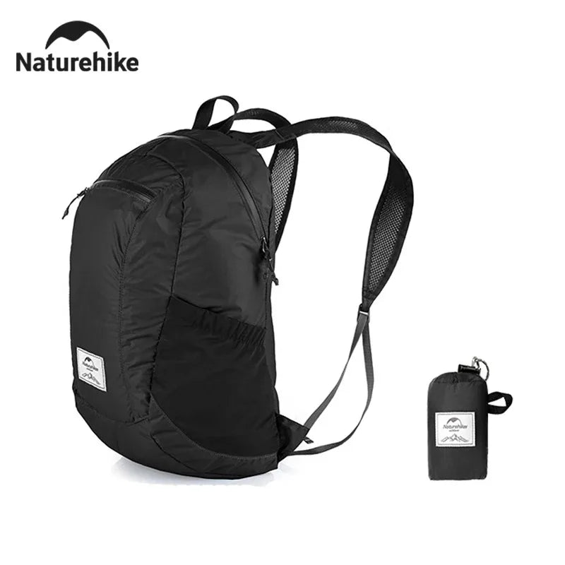 Naturehike Ultra Lightweight 18L Camping Backpack Portable Waterproof Nylon Bags Man Outdoor Hiking Sports Travel Backpack