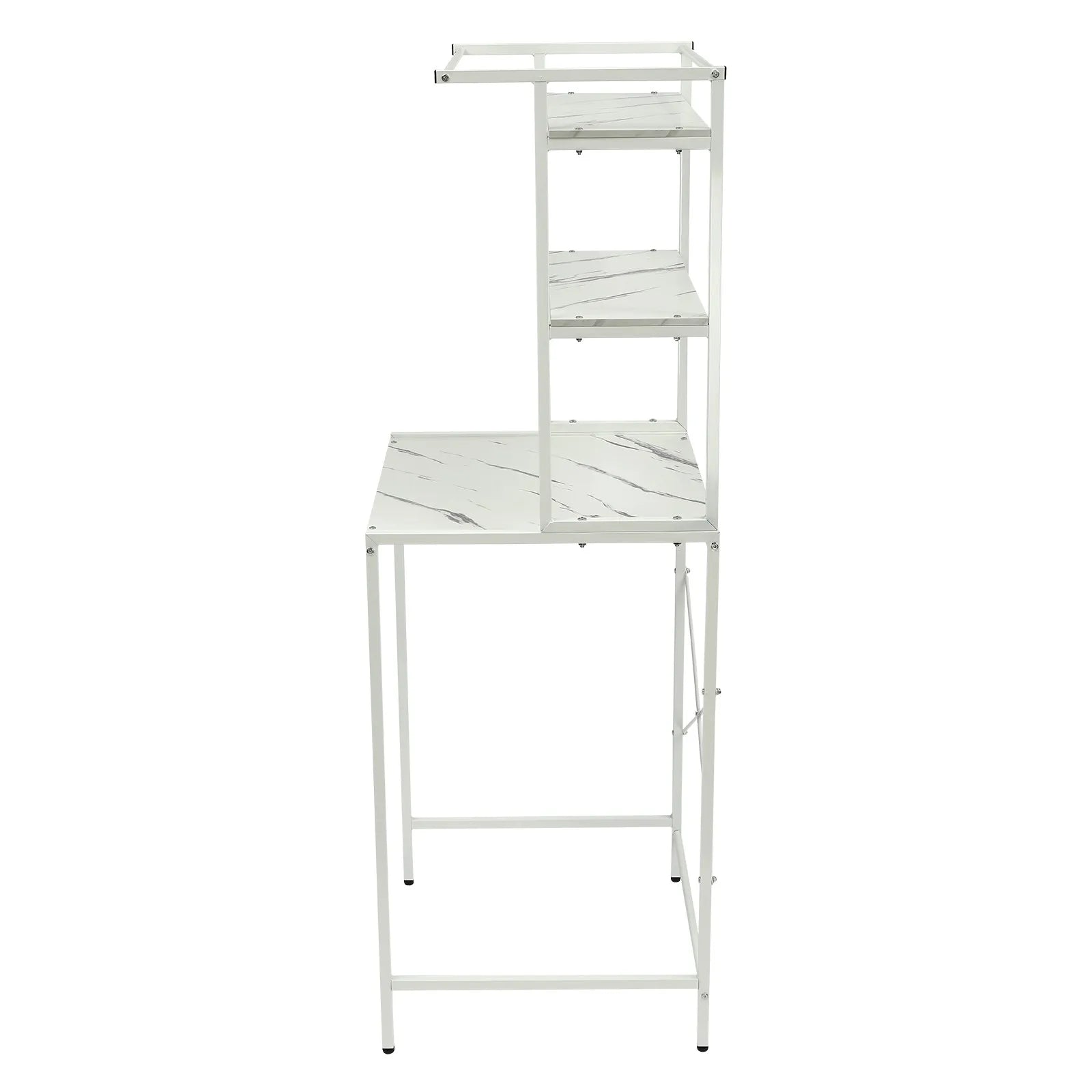 Over The Washer and Dryer Storage Shelf 3-Tier  Bathroom Storage and Organizer Rack for Hanging Towels and Drying Clothes - Louie's Joint 