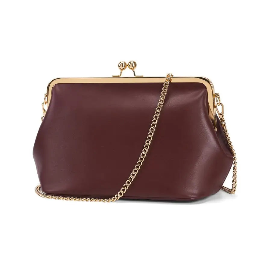 PU Crossbody Bag Clasp Messenger Tote Purse For Everyday Use